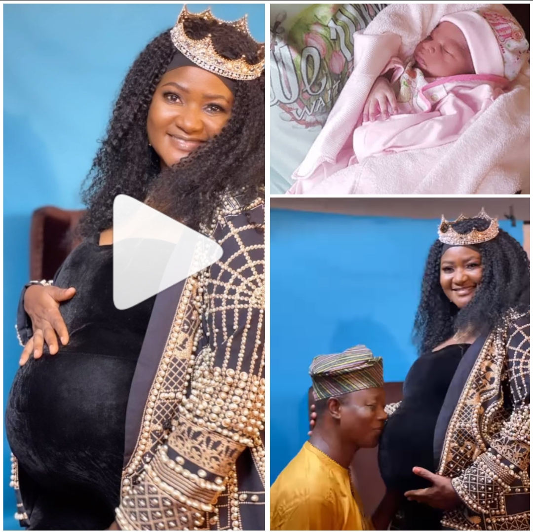 “My Prince Is Here”- Actress Biola Adekunle Welcome A Bouncing Baby Boy ...